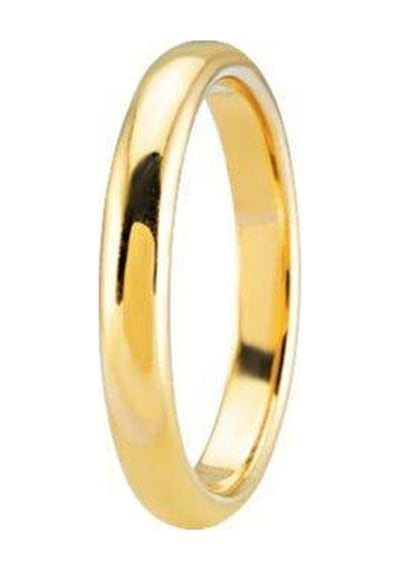 Sefa Gold 3mm Sarı Düz Bombe Klasik Alyans 001
