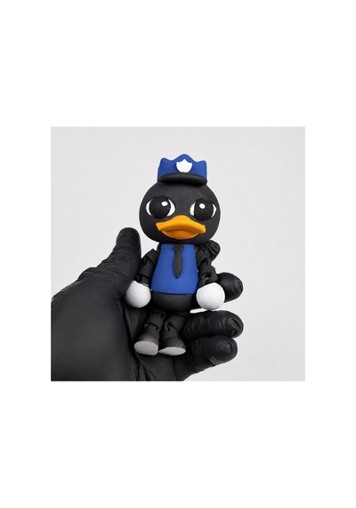 Roblox Hayvan Hastanesi Officer Duck Eklemli Oyuncak Bacakları Ve Kolları Hareketli Figür Animal Hospital Ördek