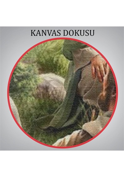Es10 İsa Mesih Havarilerine Ders Veriyor, Hristiyan Hediye Tablosu Jesus Christ -6382 (70 x 100)