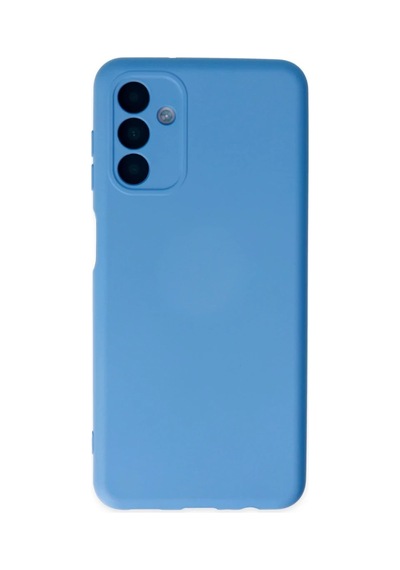 Samsung Uyumlu  Galaxy A04s Kılıf Nano İçi Kadife Silikon - Mavi 0.2M-Çok Renkli