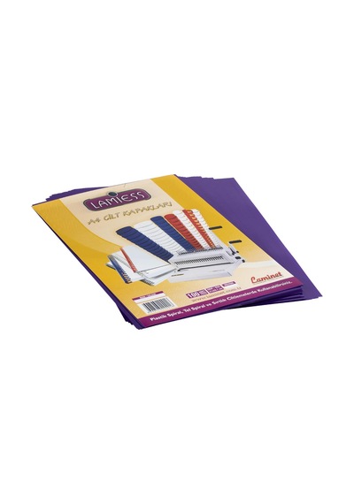 Lamiess A-4 500 Mıc.Pp Cilt Kapağı Mor 50 'Li