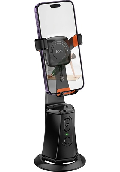 Hoco. K26 Otomatik Yüz Takipli Tripodlu Akıllı Selfie Gimbal - Siyah