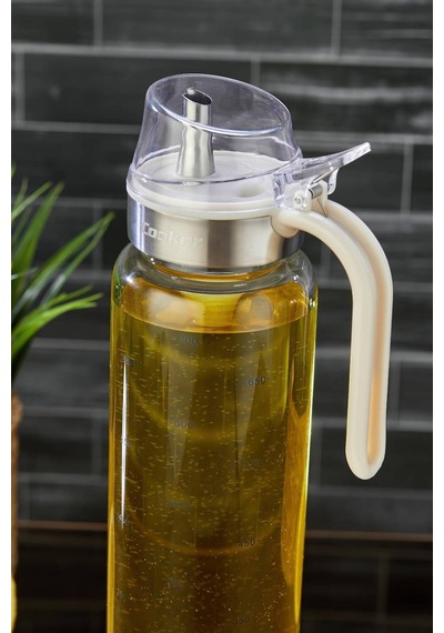 Cooker 750 Ml Borosilikat Cam Yağlık Ckr3850 Beyaz