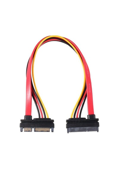 Sata Data 7+15 Pin Power Uzatma Kablosu 22 Pin Sata Data Power Uzatma Kablosu 50 Cm