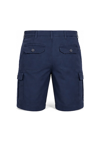 Serseri Jeans Erkek Likralı Kargo Şort Rahat Kalıp Çok Cepli Premium Günlük Casual Yazlık Şort İndigo