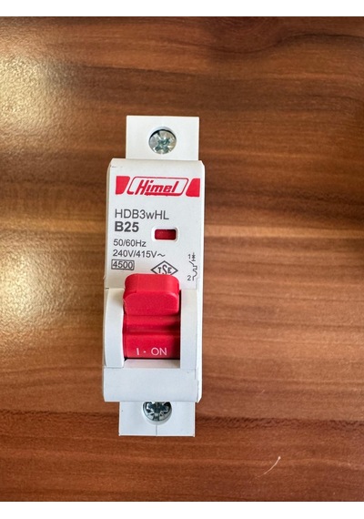 Himel 1x25a B 4,5ka Otomatik Sigorta Devre Kesici