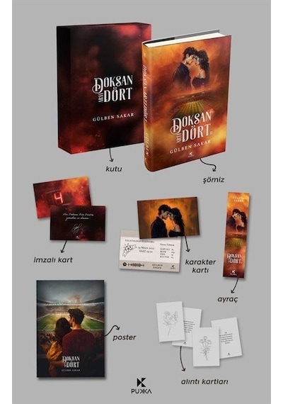 Doksan Artı Dört Kutulu Ciltli Set / Gülben Sakar