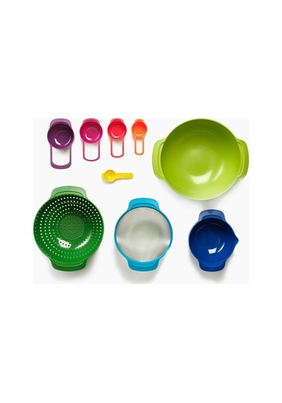 Joseph Joseph, Kitchenaid Joseph Joseph 40031 Nest 9 Plus Karıştırma Kaseleri, 32.5x26x15cm, Çok Renkli Diğer