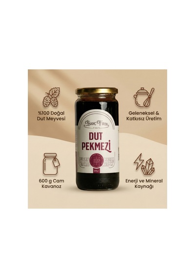Doğal Dut Pekmezi 600 Gr - Şeker İlavesiz & Geleneksel Üretim - 841872380