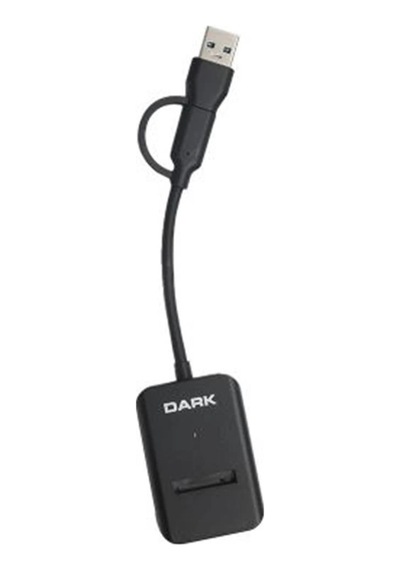 Dark Usb-a + Usb-c 10- M Key M.2 Nvme Ssd Taşınabilir Disk Yerleştirme Adaptörü Dk-ac-dsem3