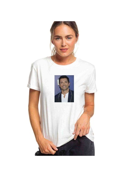 Riverdale Hiram Lodge Baskılı Beyaz Kadın Tshirt