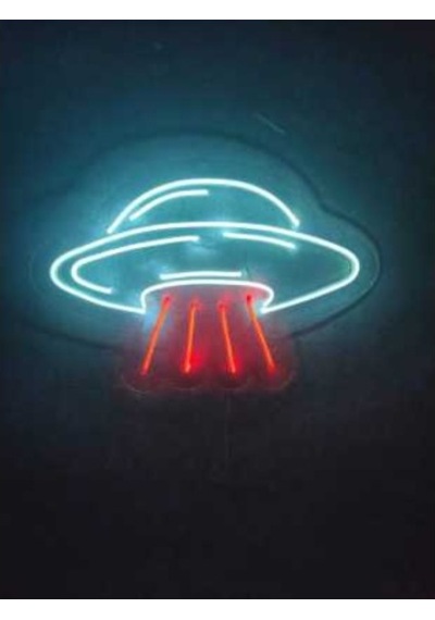 Ufo Neon Led Tabela Neon Yazı Neon Dekoratif Duvar Aydınlatması (540027019)