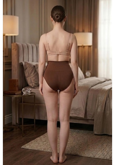 Fit Women Kadın Casual Esnek ı Kahve Külot Kahverengi