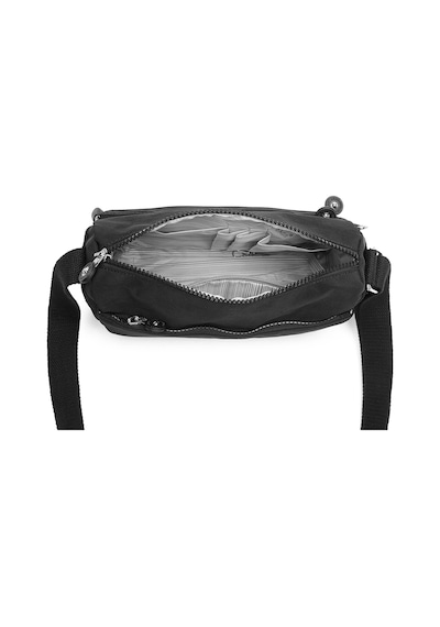 Smart Bags Günlük Küçük Boy Su Geçirmez Hafif Krınkıl Kumaş Kadın Çapraz Çanta Puantiye Siyah