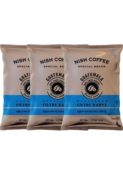 Nish  Guatemala Filtre Kahve 3 x 80 G