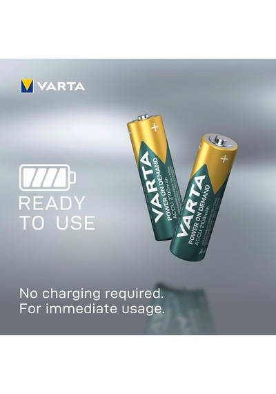 Lexroo Power On Demand Rech. Power Aa 2100mah 2x8 Foil