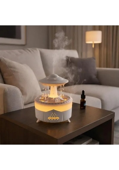 Yağmur Damlası Aroma Difüzörü - Hava Nemlendirici Ve Dekoratif
