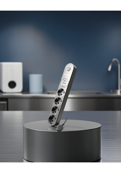 4'lü Çoklu Priz 2 Usb Type-c Girişli Akım Korumalı Uczzz3402priz-2 0