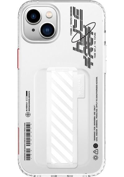 Apple  Uyumlu iPhone 14 Kılıf Skinarma Şeffaf Desenli Kaze Kapak