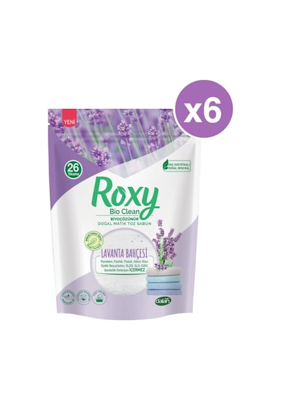 Dalan Roxy Doğal Matik Toz Sabun Lavanta 800g X 6 Adet