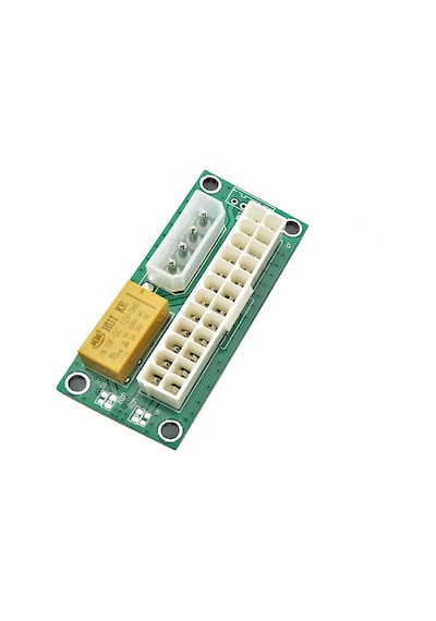Robizstore-24 Pin To 4 Pin 2 Atx Güç Kaynağı Birleştirici Add2Psu Mining
