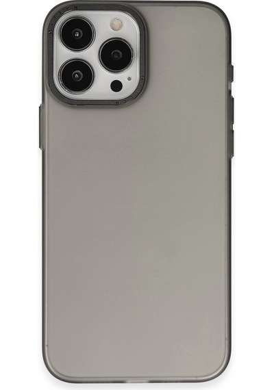 Apple Uyumlu iPhone 15 Pro Kılıf Modos Metal Kapak Siyah,