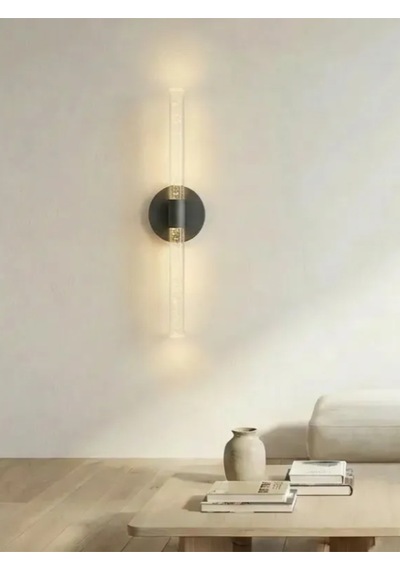 Bhbackhome Bubbleflux Large Şık Tasarım Modern Ledli Aplik 51 Cm Siyah Elektrikli Siyah