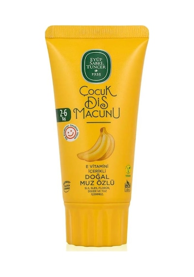 23 Adet Doğal Muz Özlü Çocuk Diş Macunu 60 Ml, Rosie Hediye