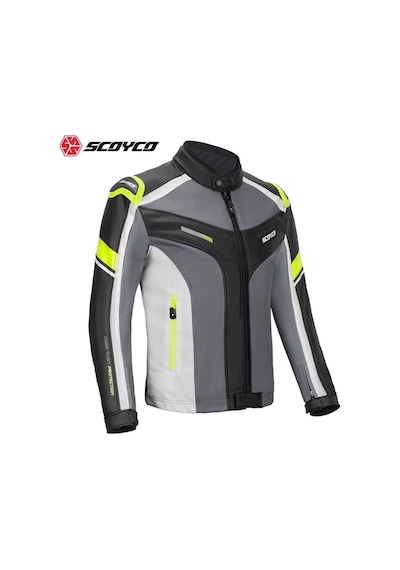 Scoyco Jk152- Dört Mevsim Mont Neon Sarı - Siyah