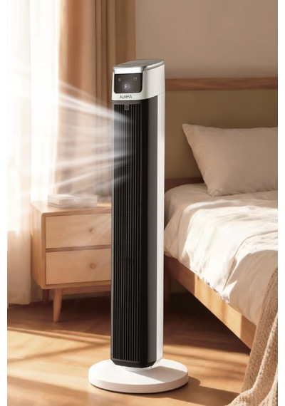 Auhma Acfn05 43" Kule Tipi Vantilatör Siyah 45w Sessiz Çalışma 3 Hız Kademesi Led Dokunmatik E