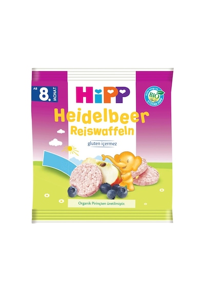 Organik Yabanmersinli Pirinçli Bebek Gofreti 30 Gr