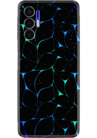 Tecno Pova 3 Kilif Silikon Desen Naif Çizgiler 1680 566390016