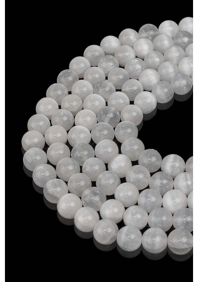 10 Mm Selenit Taşı Dizi A Çok renkli