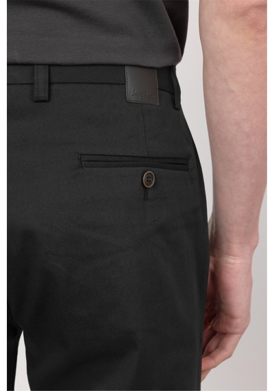 İmza Siyah Yan Cep Comfort Fit Pamuklu Chino Pantolon 1003260172