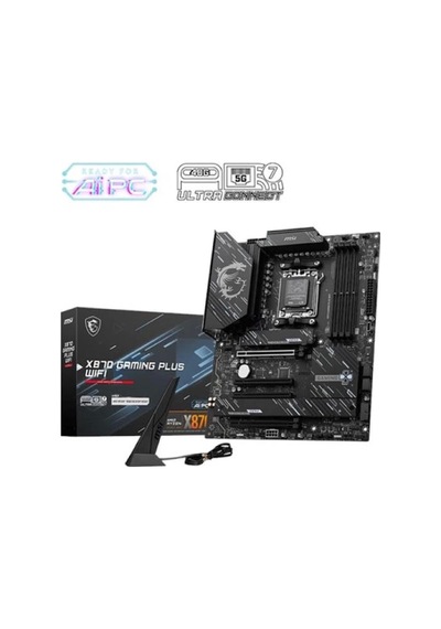 Msı X870 Gamıng Plus Wıfı-7 Ddr5 Hdmı-dp Pcıe 5.0 Am5 Atx