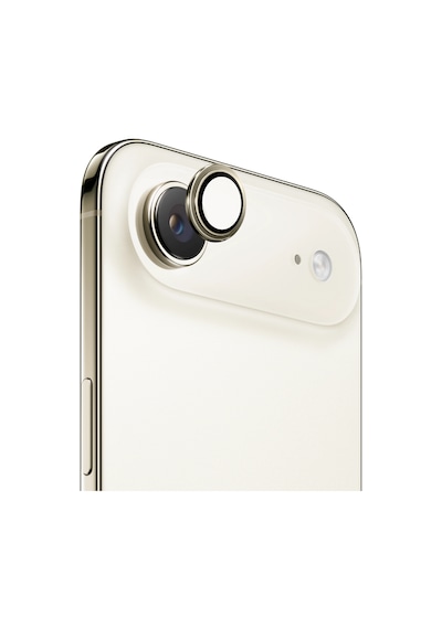 Safeus 9h+ Safir Temperli Kamera Lens Koruyucu, Apple Uyumlu iPhone 17 Air İle Uçuk Altın