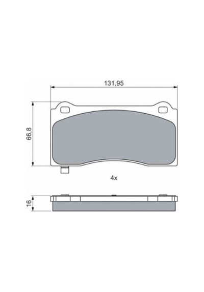 Tesla Model Y-model 3 20- Elektrık Fren Balatası Ön Spor Paketı Olmayan Araçlar Febı177659 800824000a
