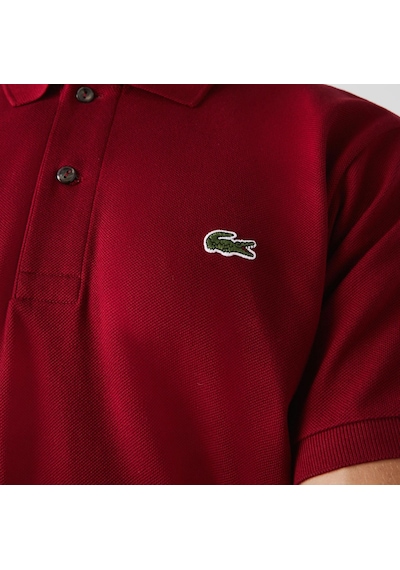 Lacoste Erkek Klasik Pike Kumaş Polo T-shirt Bordo