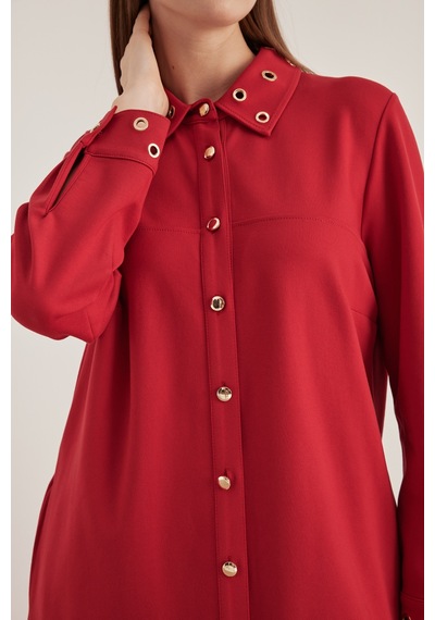 Aker 24aw18667112 Büyük Beden Kap 24aw18667112 018 Bordo Bordo