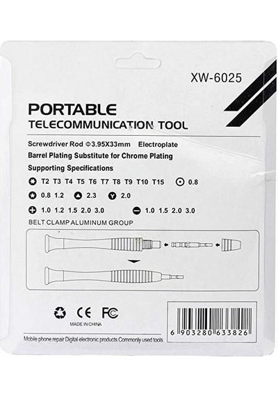 Power xw6025 25 Parça Değiştirilebilir Tornavida Seti Telefon O