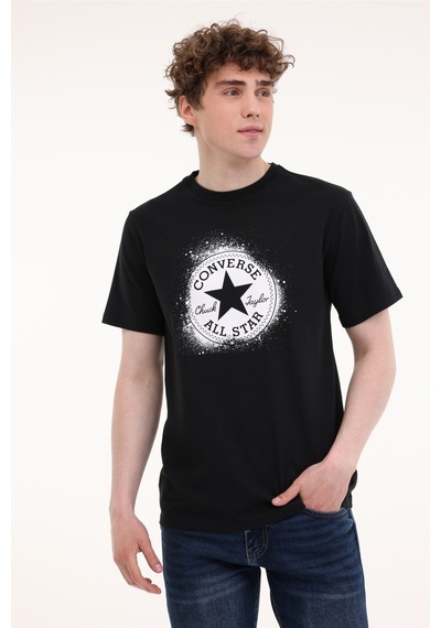 Converse Chuck Dıstort Spray Paınt Siyah Erkek Kısa Kol T-shirt Siyah-102233665
