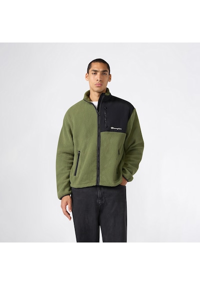 Champion Full Zip Top Erkek Yeşil Sweatshirt 223003