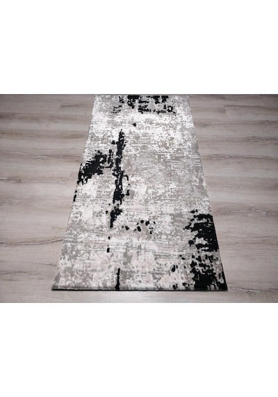 Yamalı Home Gloria 3507 Gri Siyah Modern Halı 80X150 Cm