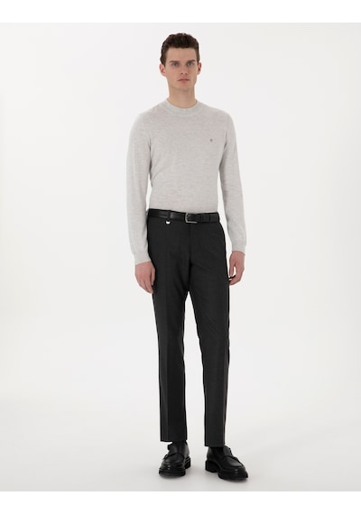 Pierre Cardin Antrasit Slim Fit Kumaş Pantolon 50312923-vr006