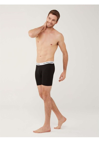 U.S. Polo Assn. 80453 Erkek Tekli Uzun Paçalı Boxer 001