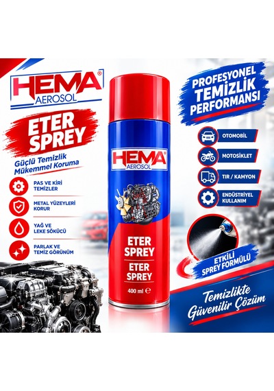 24'lü Hema Eter Sprey 400 Ml