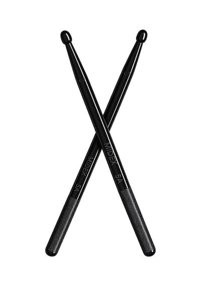 Midex Gfk-901bk Pro 5a Profesyonel Kırılmaz Baget Fiber Karbon Drumsticks Siyah Renk Davul Bateri Bageti