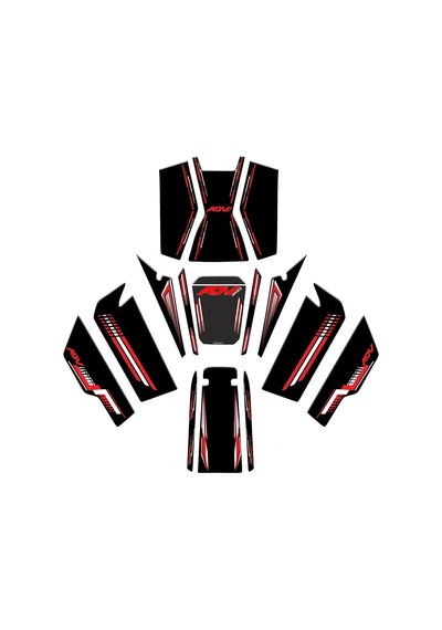 Honda Adv 350 Uyumlu Tank Pad Full Set 06 Diğer