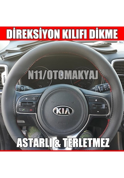 Kia Cerato 2010-2016 Oto Direksiyon Kılıfı Dikme