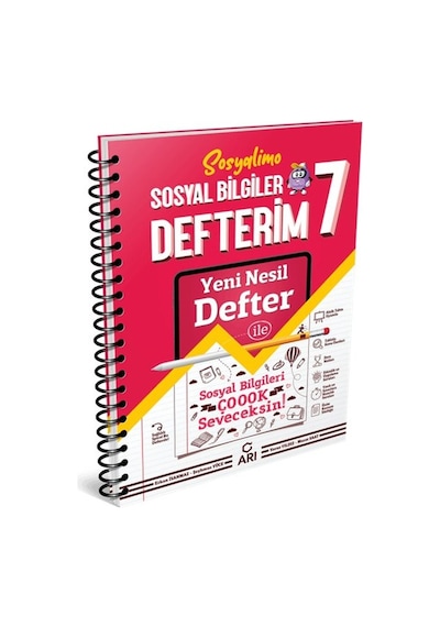 Arı Yayınları 7. Sınıf Sosyal Bilgiler Defterim - Sosyalimo